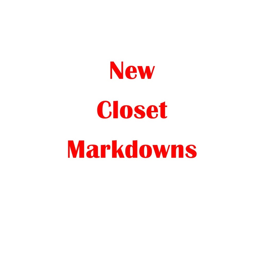 New Closet Markdowns